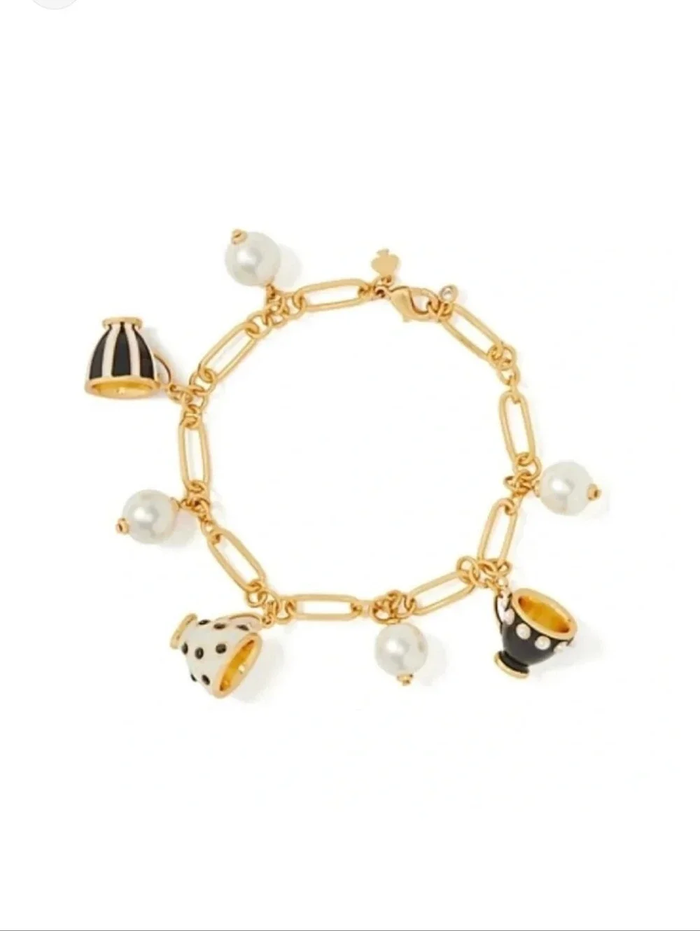$129 Kate Spade Alice in Wonderland Teacup Bracelet New